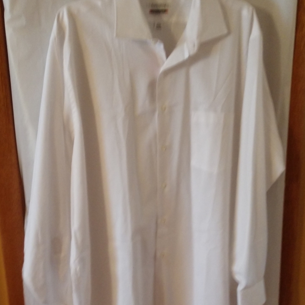 Men's Van Heusen Dress Shirt, White Sz XL